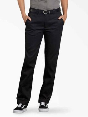 Dickies 776F Slim flex black pants, women’s, 6